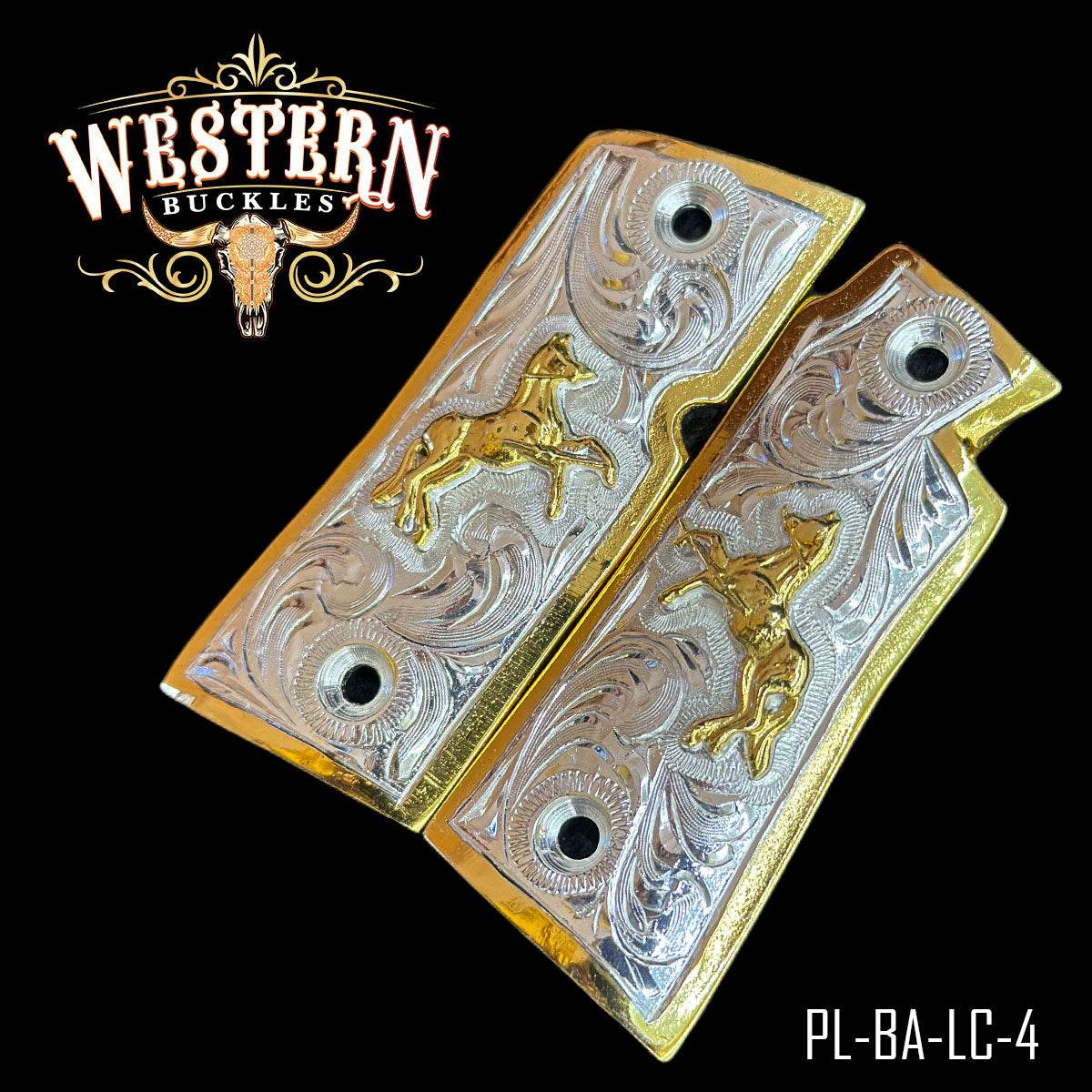 Cachas Colt Pocket Lite 380 Logo Colt - Western Buckles