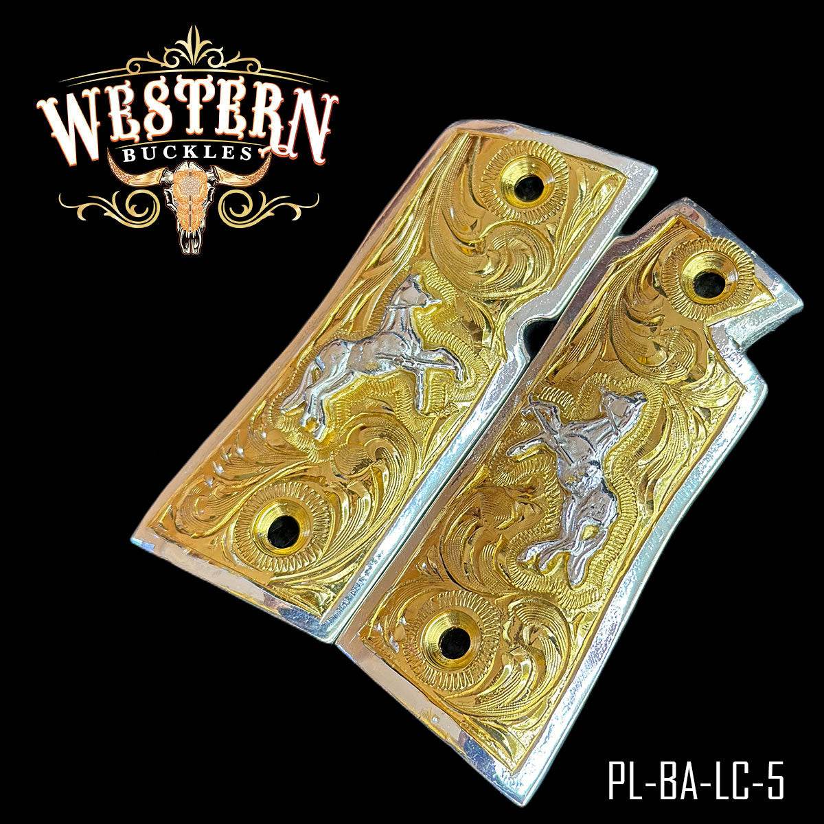 Cachas Colt Pocket Lite 380 Logo Colt - Western Buckles