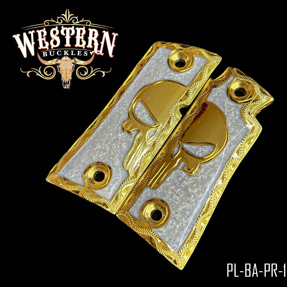 Cachas Colt Pocket Lite 380 Punisher - Western Buckles