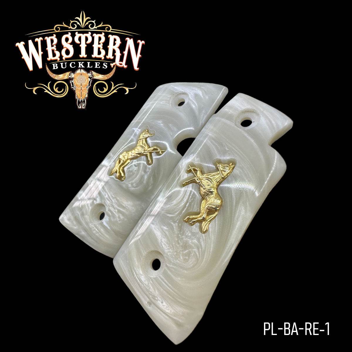Cachas Pocket Lite 380 Resina Oro - Western Buckles
