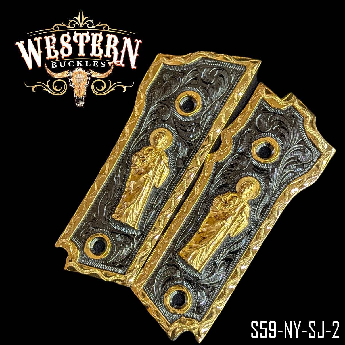 Cachas Smith & Wesson 59 San Judas - Western Buckles