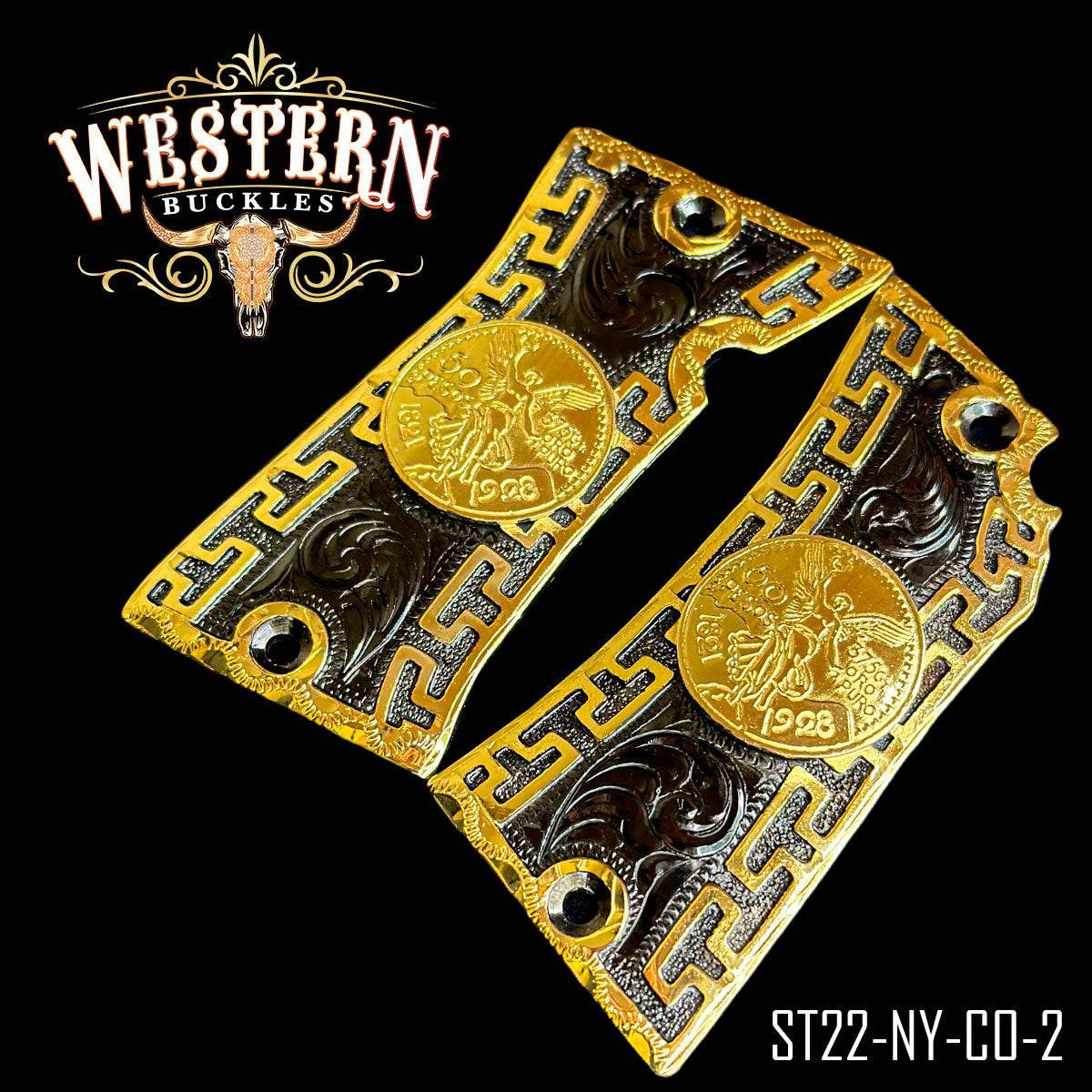 Cachas Star 22 Grips Centenario - Western Buckles