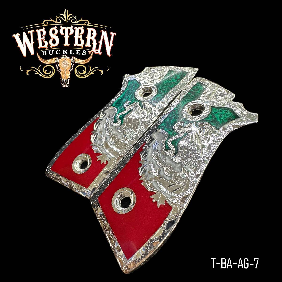 Cachas Taurus PT92 Grips Aguila Plata - Western Buckles