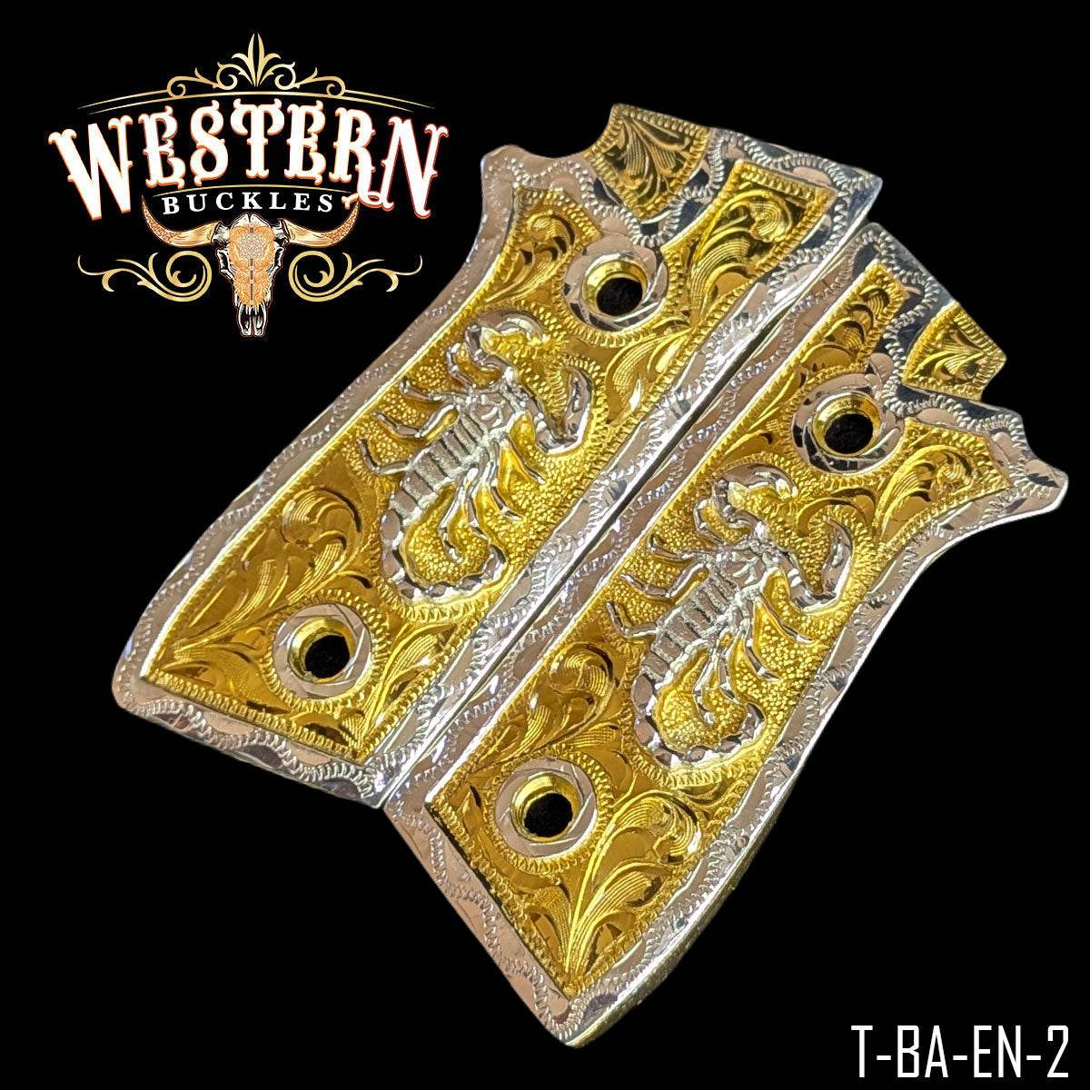 Cacha Taurus Escorpion Rameada - Western Buckles