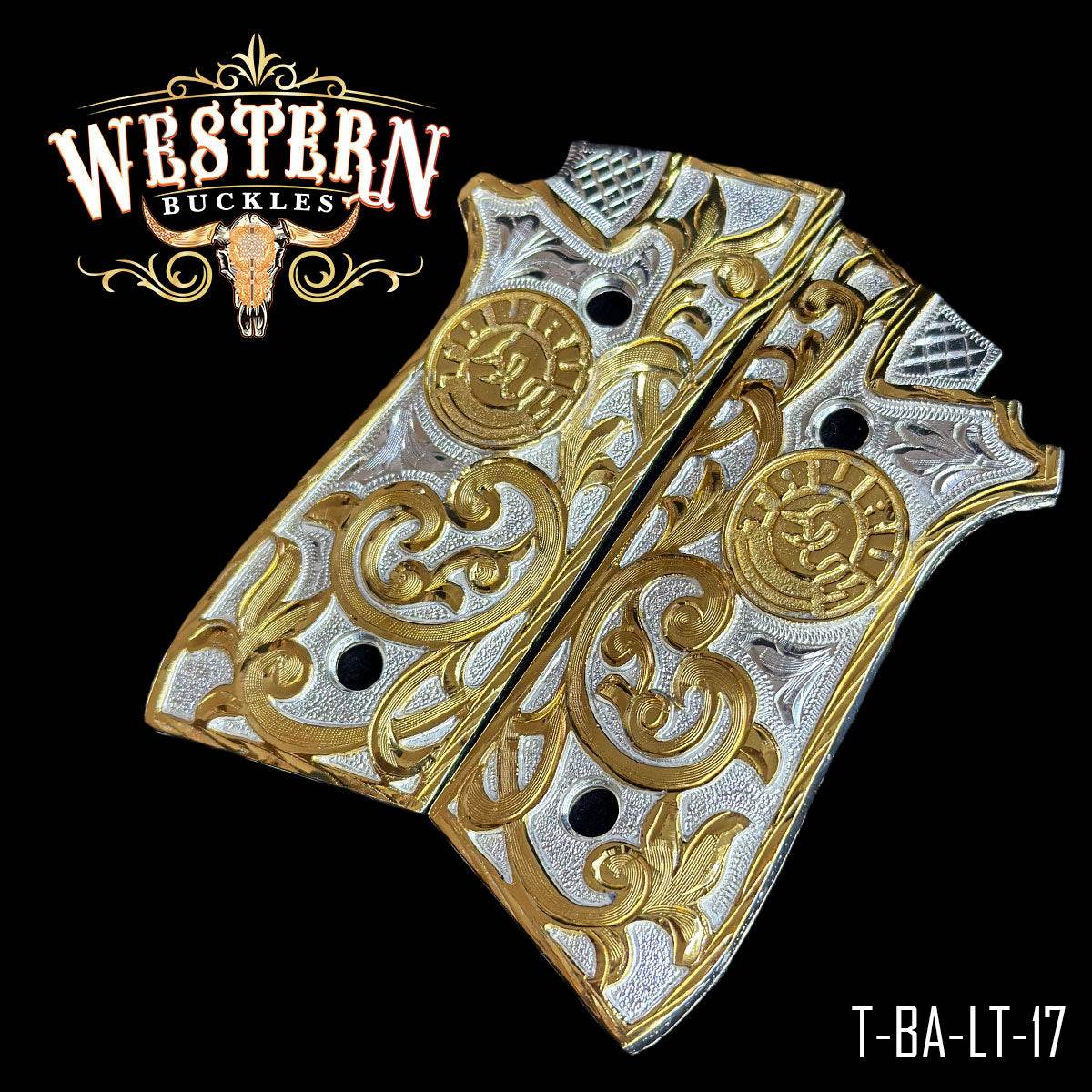 Cachas Taurus PT92 Grips Logo Taurus - Western Buckles