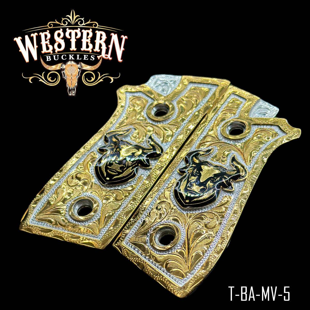Cacha Taurus Logo Taurus Rameada - Western Buckles