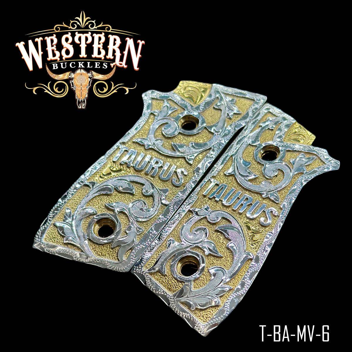 Cacha Taurus Logo Taurus Rameada - Western Buckles