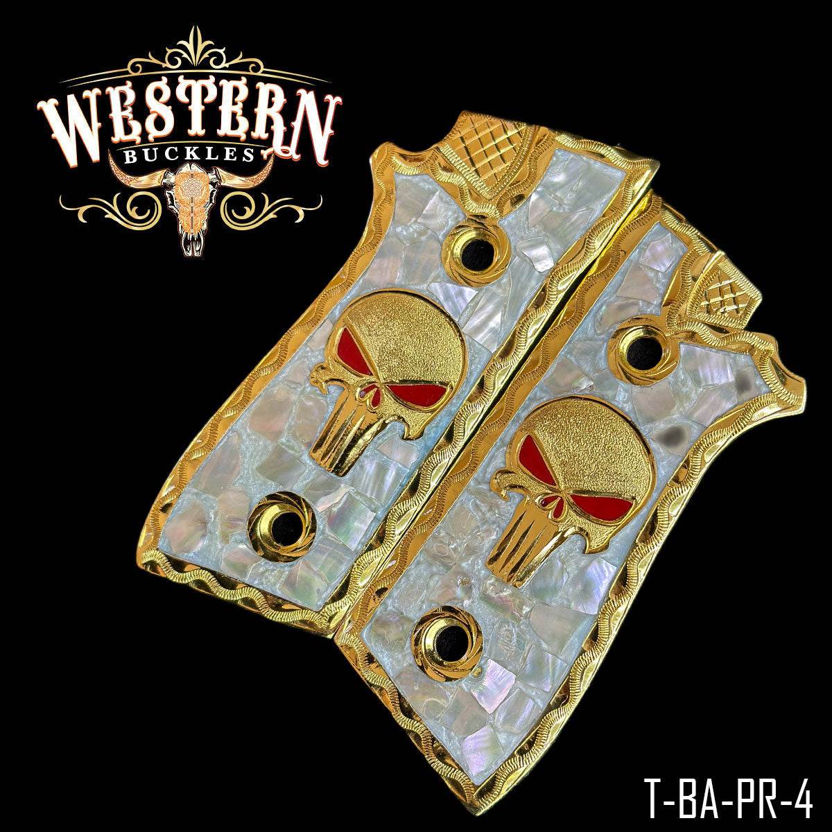 Cachas Taurus PT92 Grips Punisher - Western Buckles