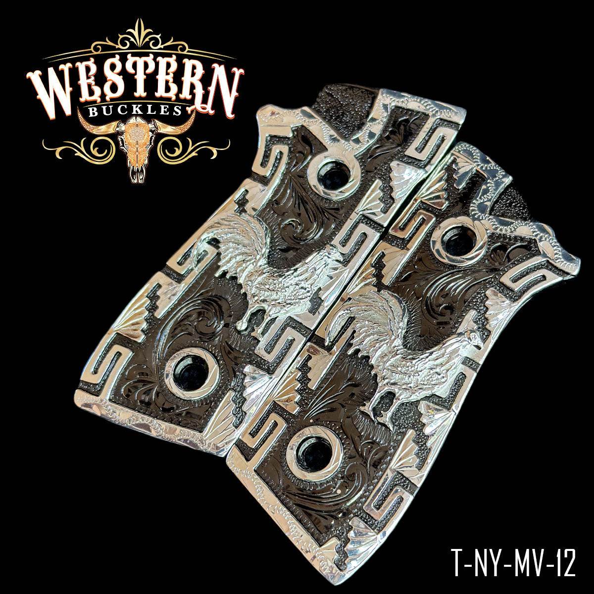 Cachas Taurus PT92 Grips Rooster - Western Buckles