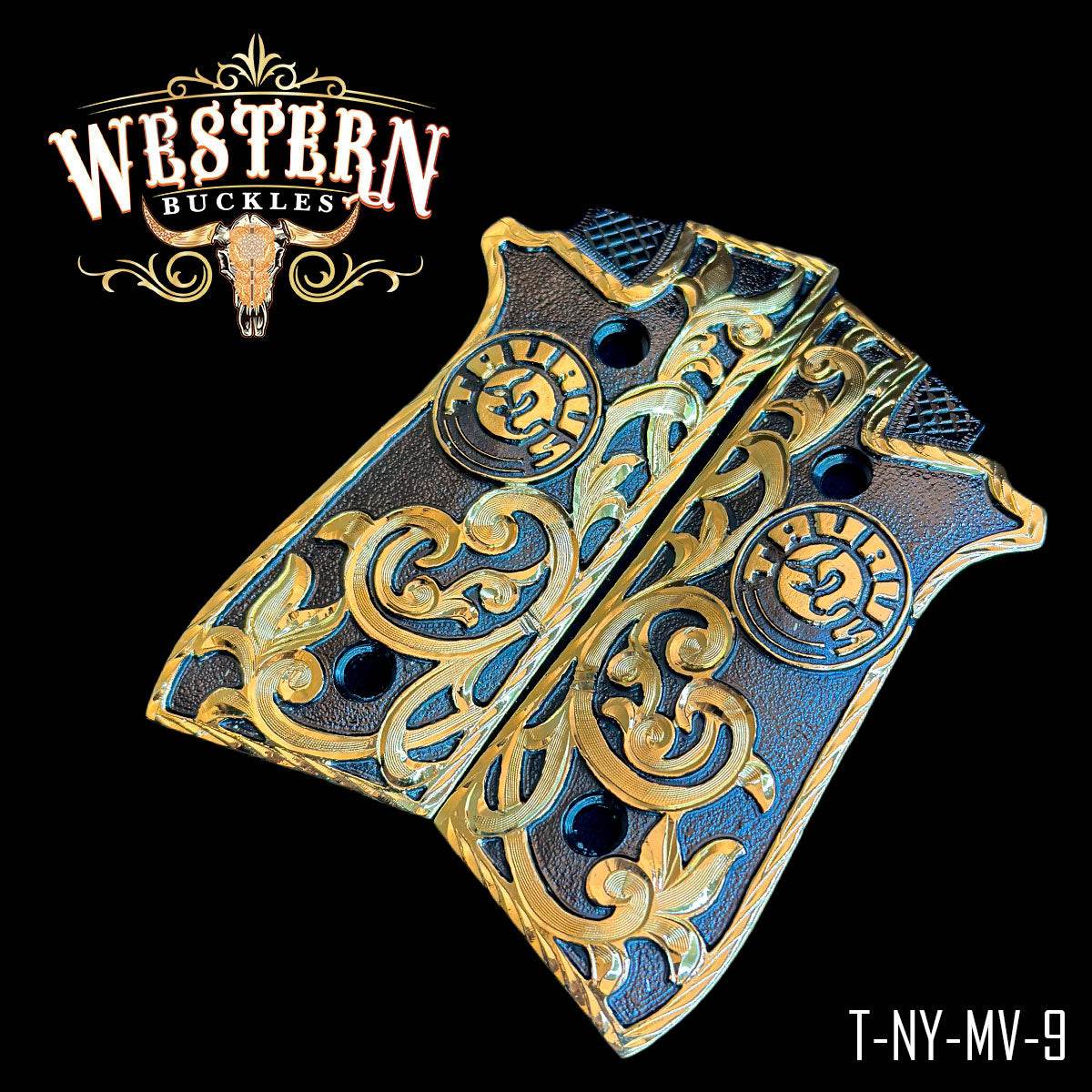 Cachas Taurus PT92 Grips Logo Taurus - Western Buckles