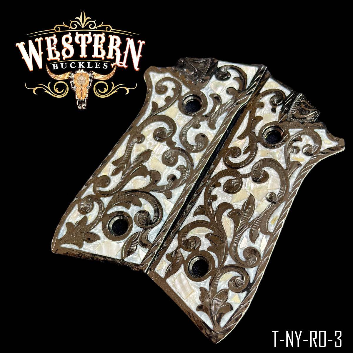 Cachas Taurus PT92 Grips Rameado - Western Buckles