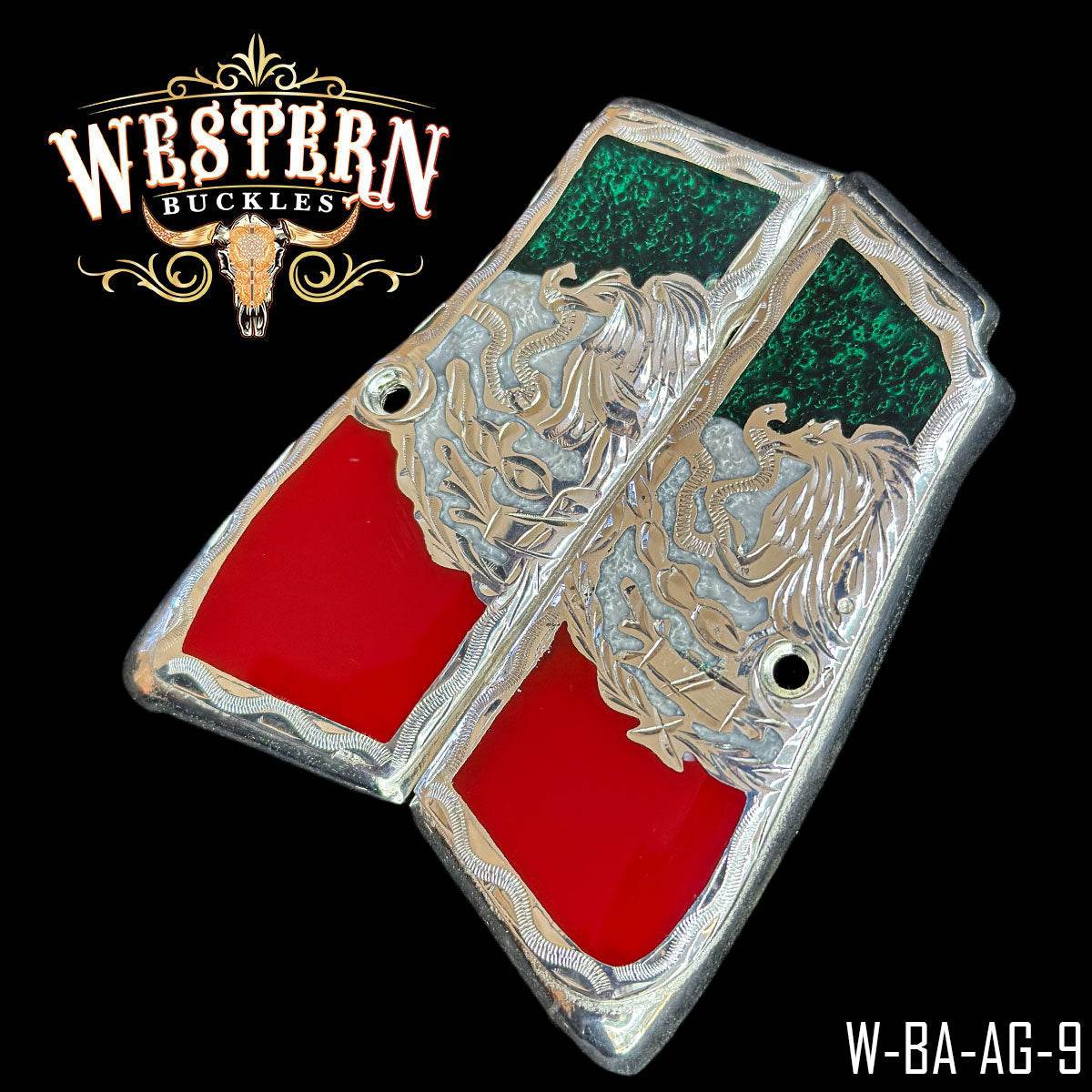 Cachas Browning High Power 9mm Grips Aguila - Western Buckles