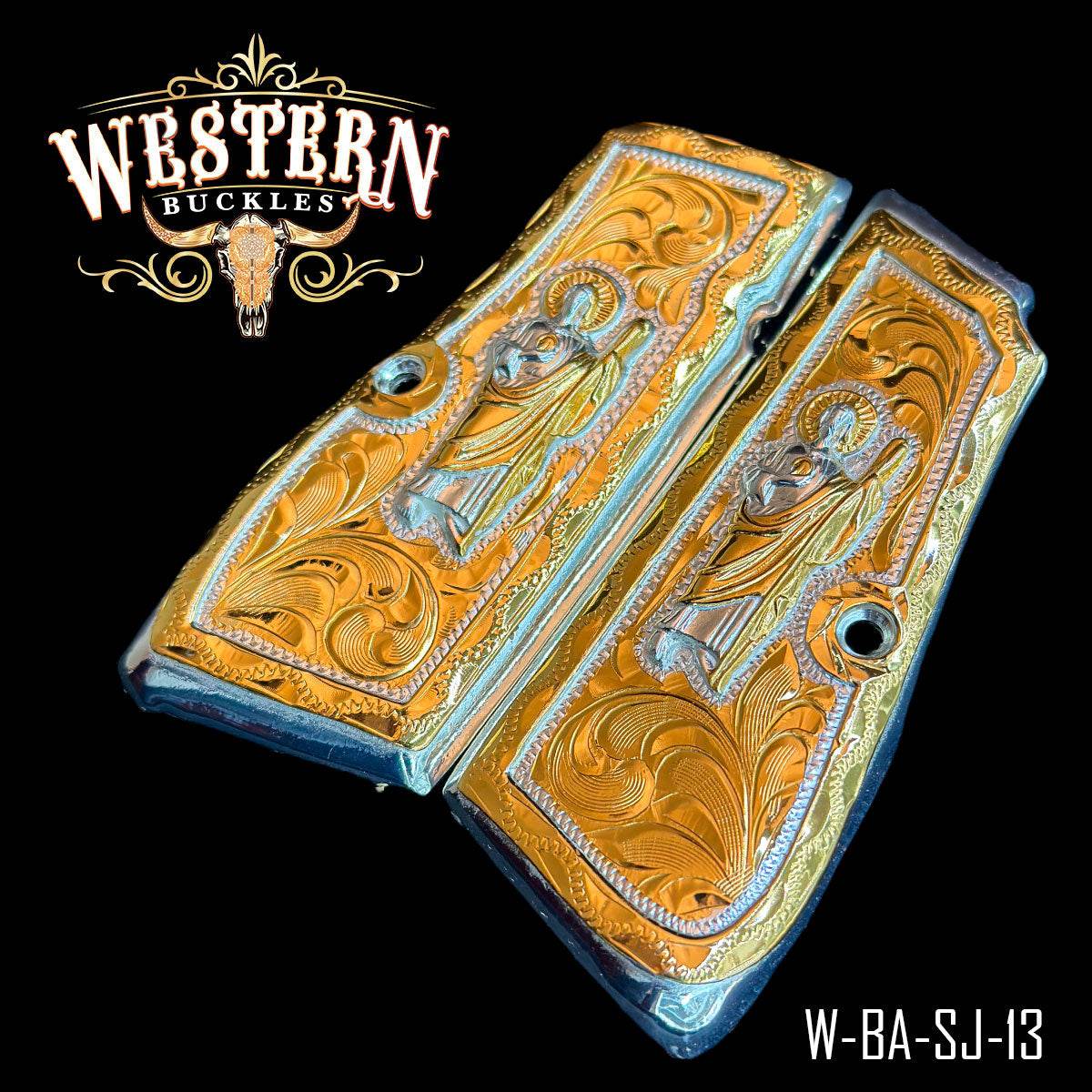 Cachas Browning High Power Grips San Judas - Western Buckles