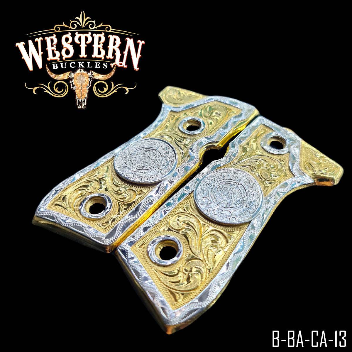 Cachas Beretta 92fs Grips Calendario Rameado - Western Buckles