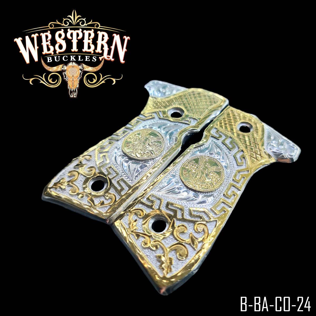 Cacha Beretta 92fs Centenario Grecas - Western Buckles