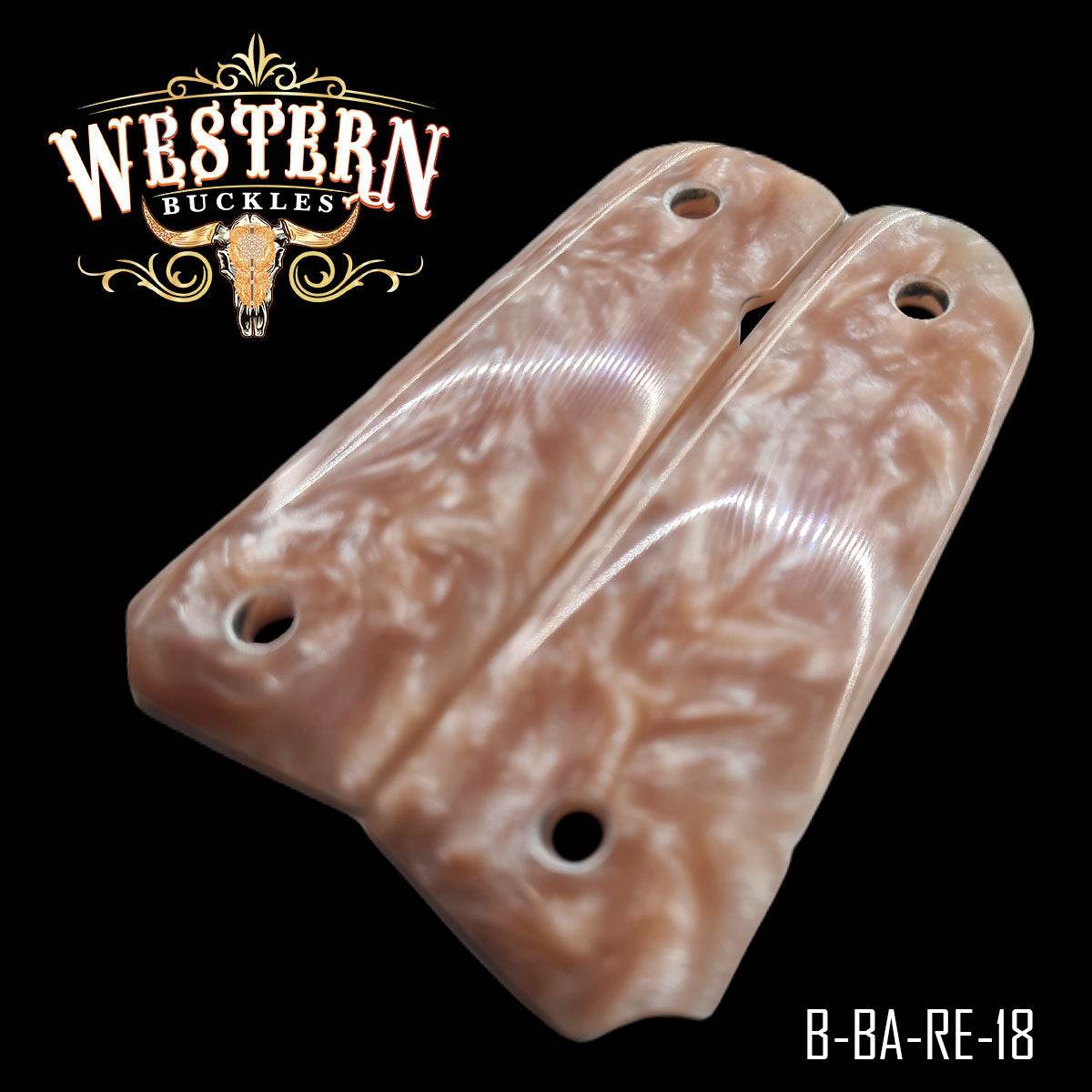 Cacha Colt 1911 De Resina Ocre - Western Buckles