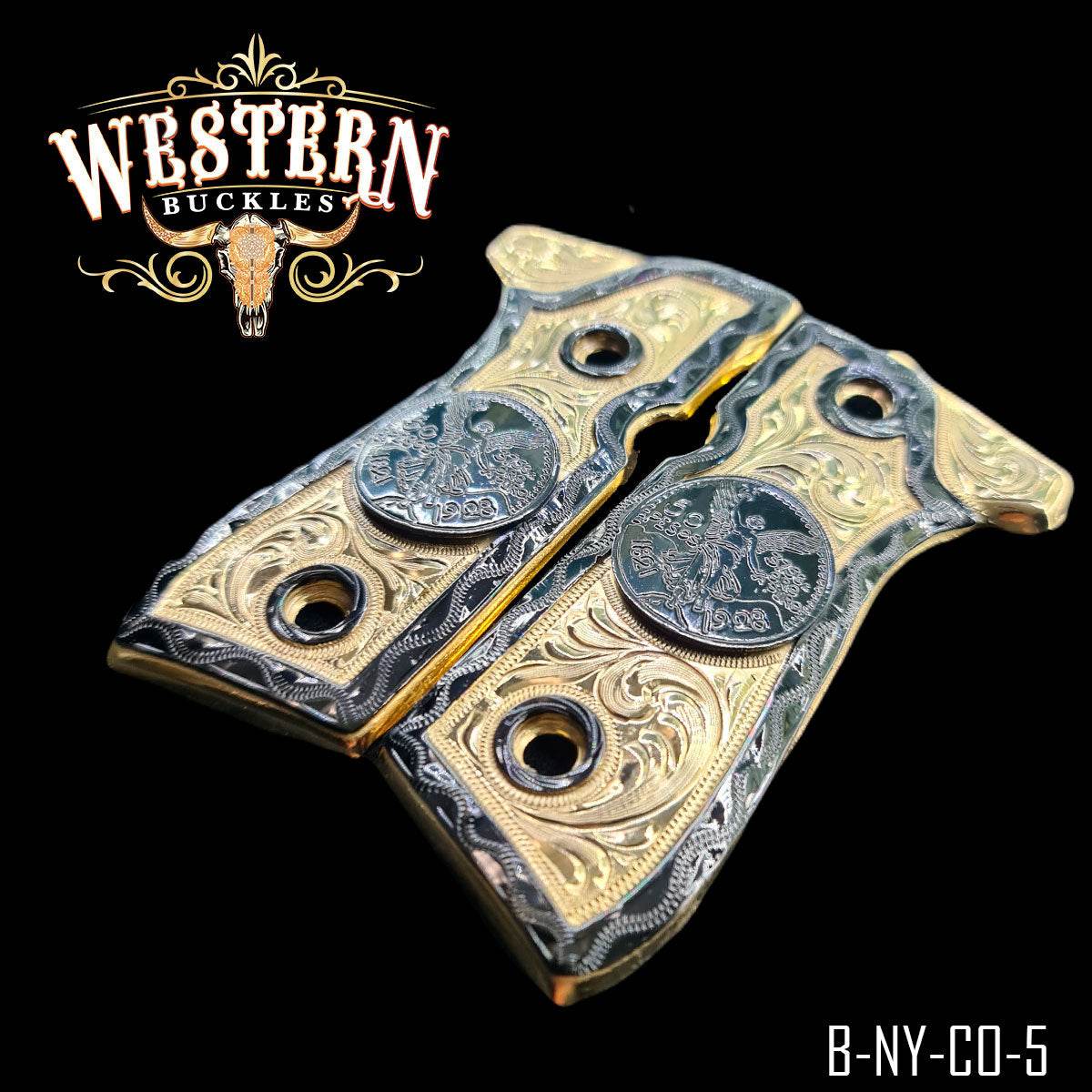 Cacha Beretta 92fs Centenario Rameado - Western Buckles