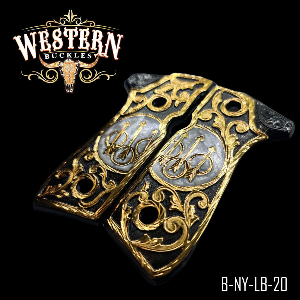 Cachas Beretta 92fs Logo Beretta Resina y Rameado Niquel