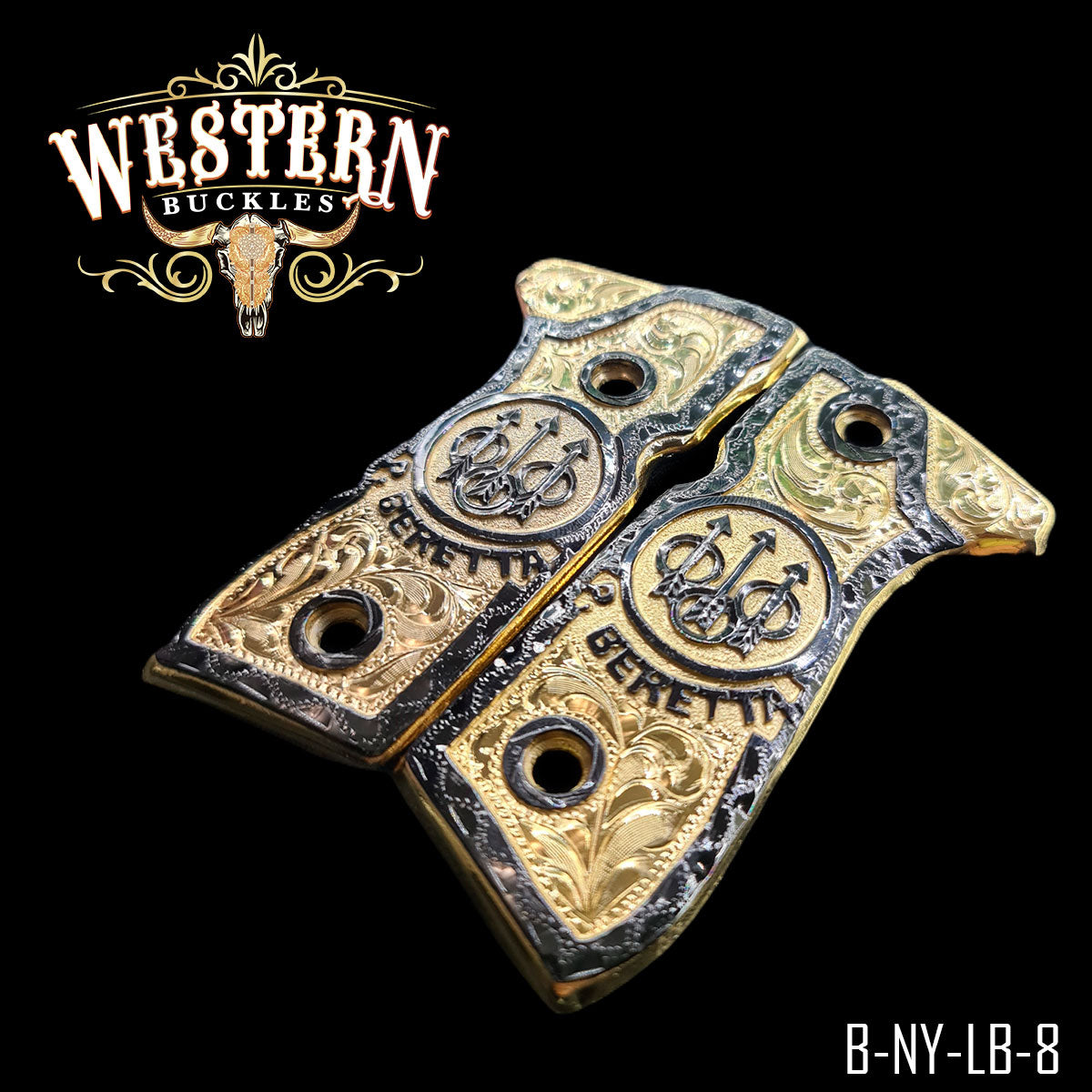 Cachas Beretta 92fs Grips Logo Beretta Rameado