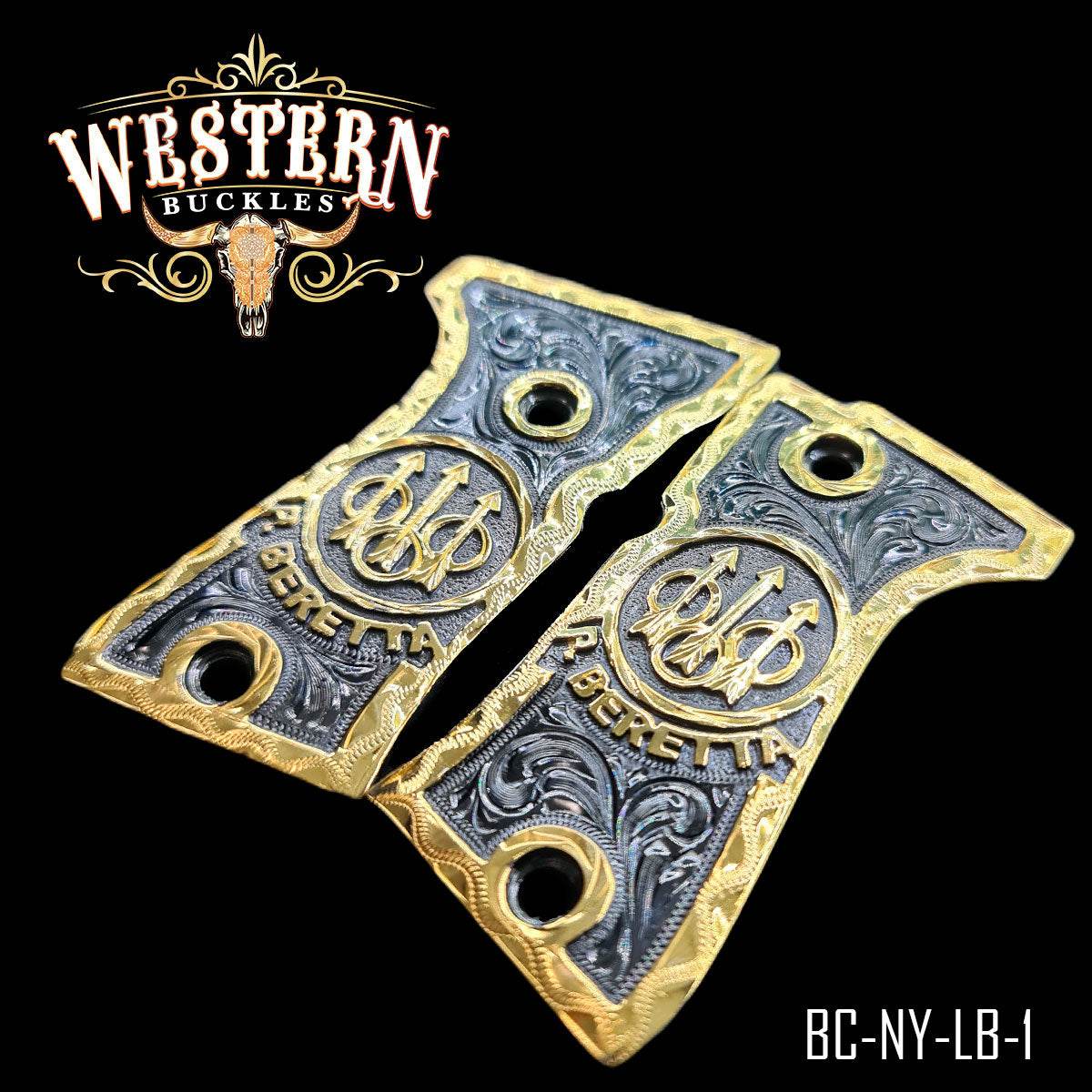 Cacha Beretta Compact Logo Beretta - Western Buckles