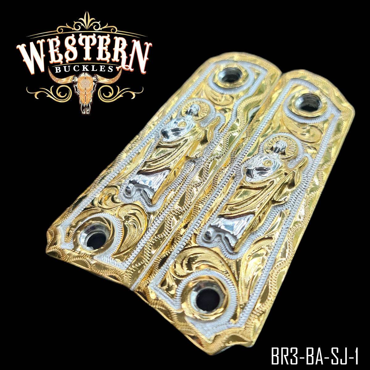 Cachas Browning Browning 1911, 380, 22 San Judas - Western Buckles