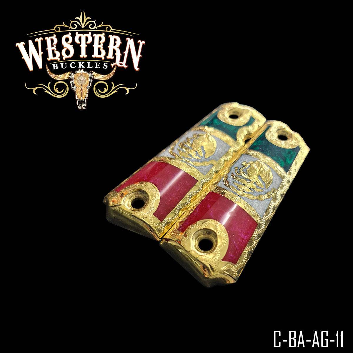 Cachas Colt 1911 Grips Aguila Nacional Resina - Western Buckles