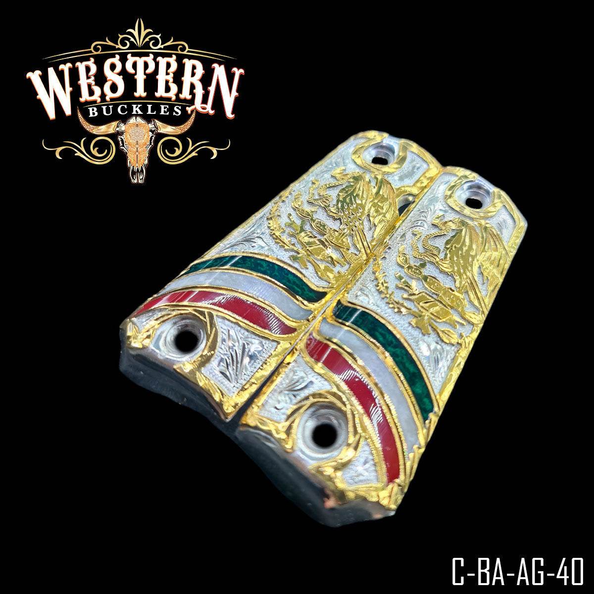 Cachas Colt 1911 Grips Aguila Nacional Resina - Western Buckles