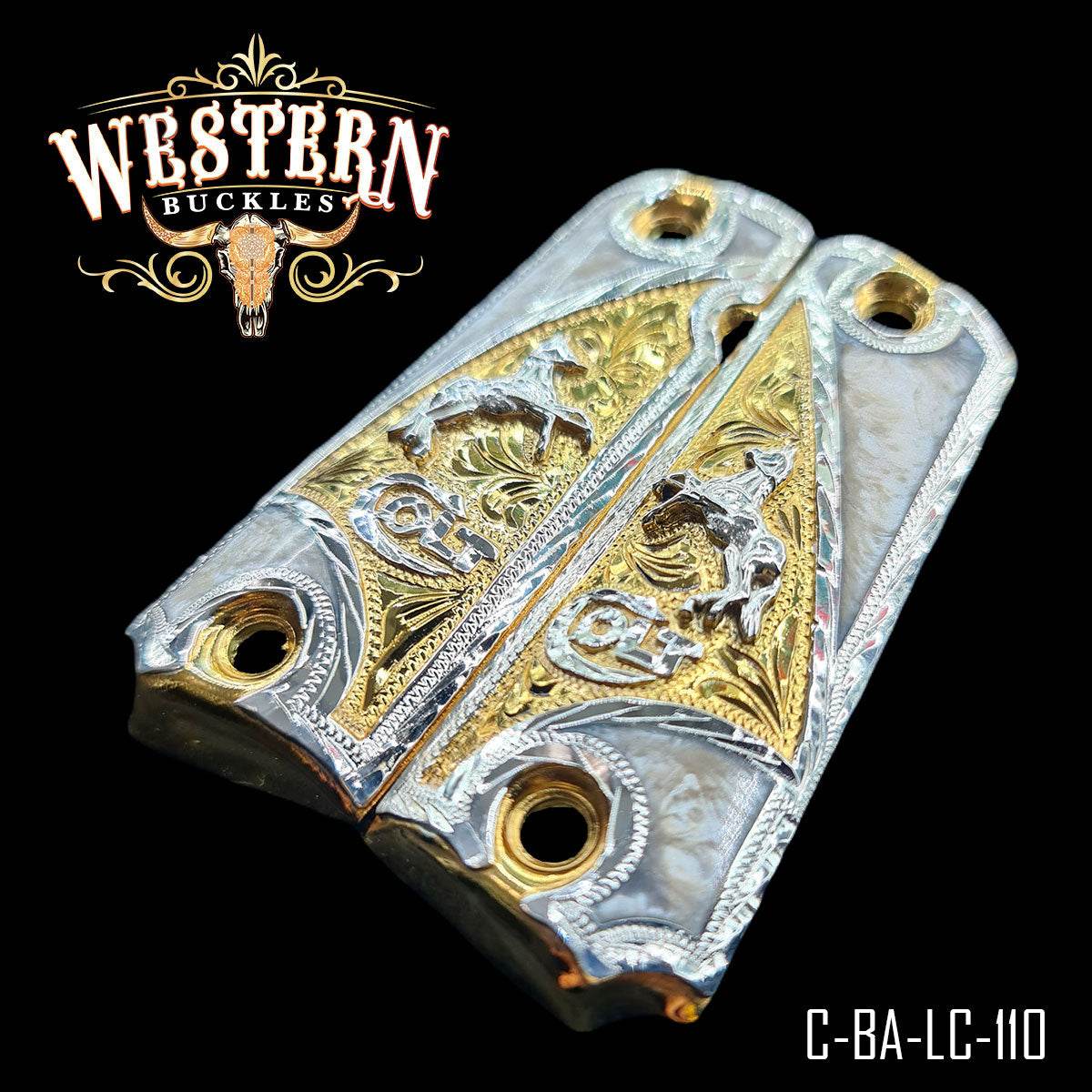 Cachas Colt 1911 Grips Caballo Colt Resina - Western Buckles