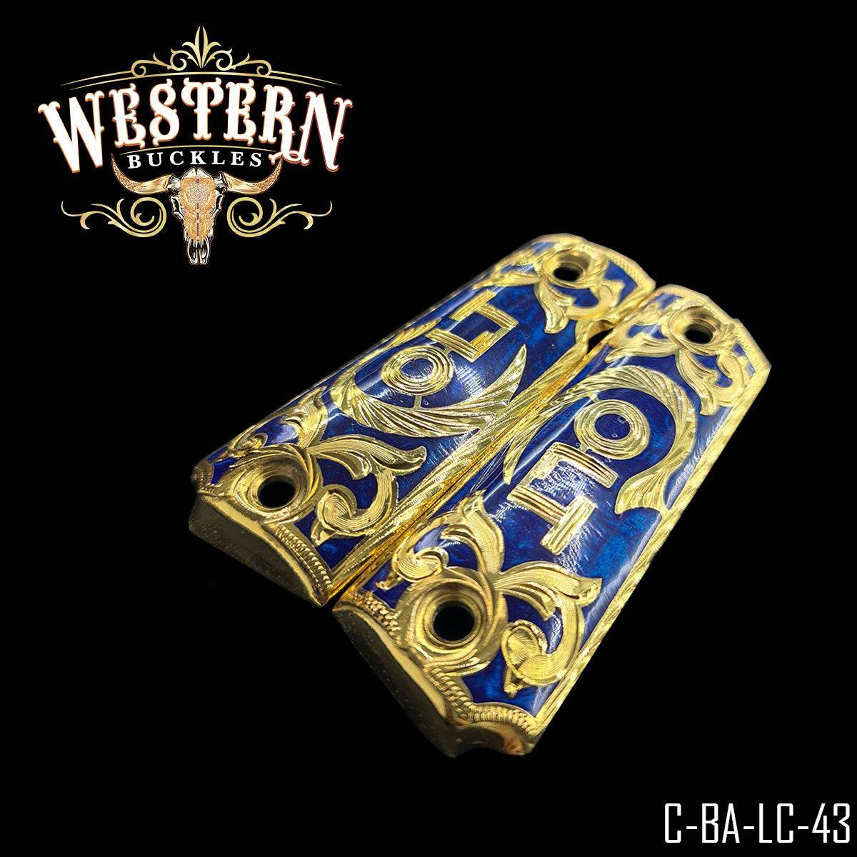Cachas Colt 1911 Grips Logo Colt Resina - Western Buckles