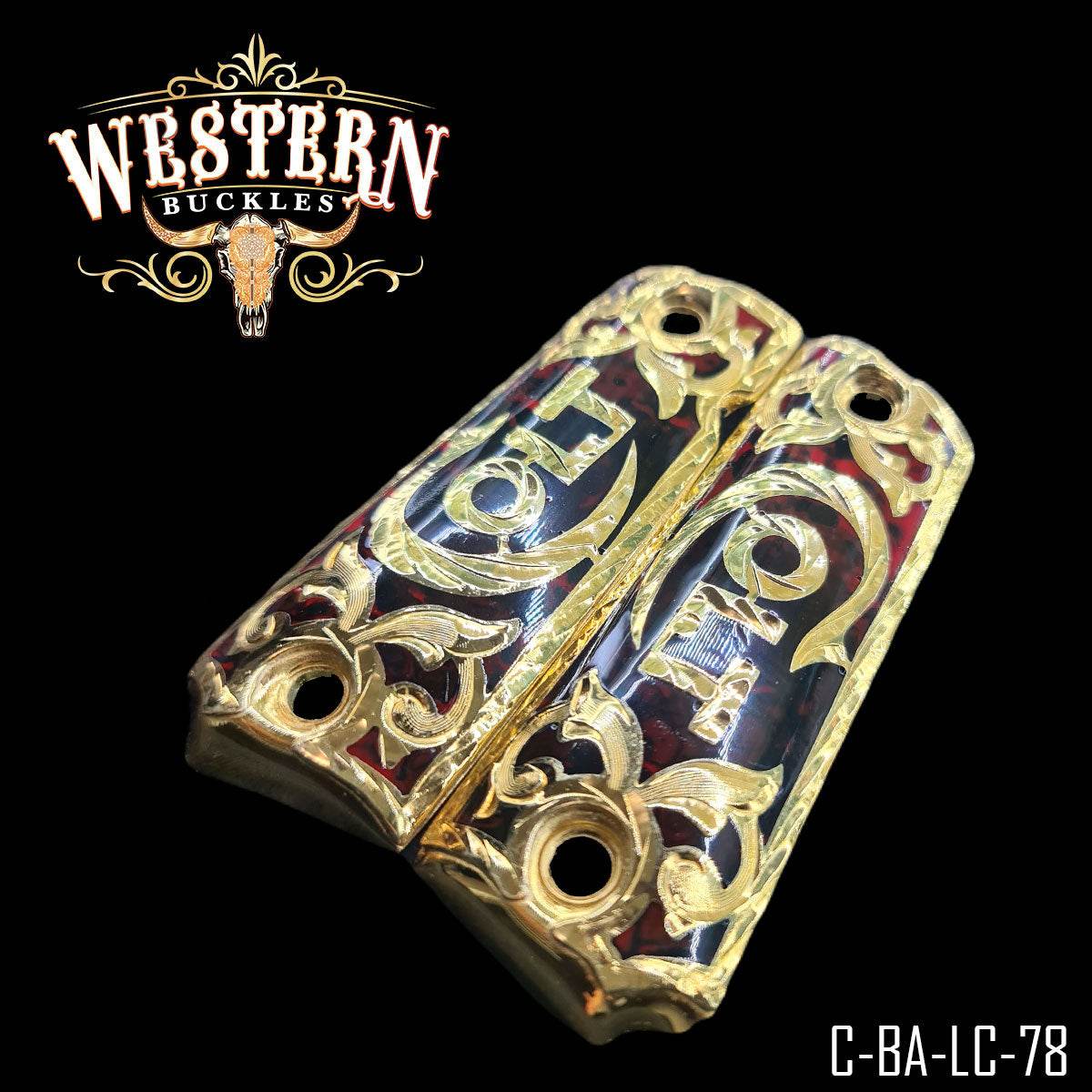 Cachas Colt 1911 Grips Logo Colt Resina - Western Buckles