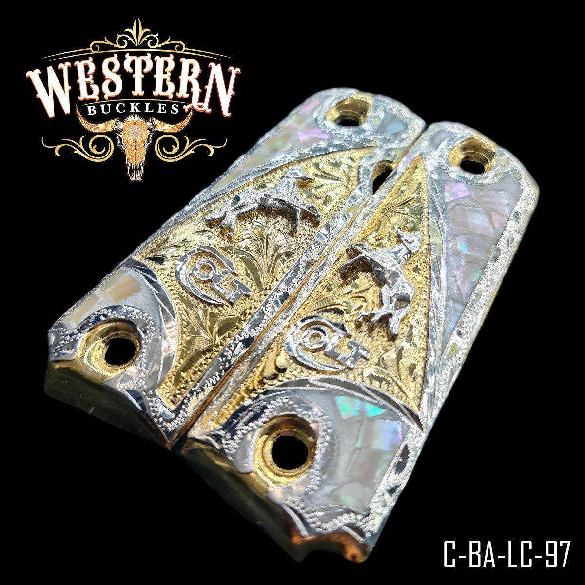 Cacha Colt Caballo Colt Resina - Western Buckles
