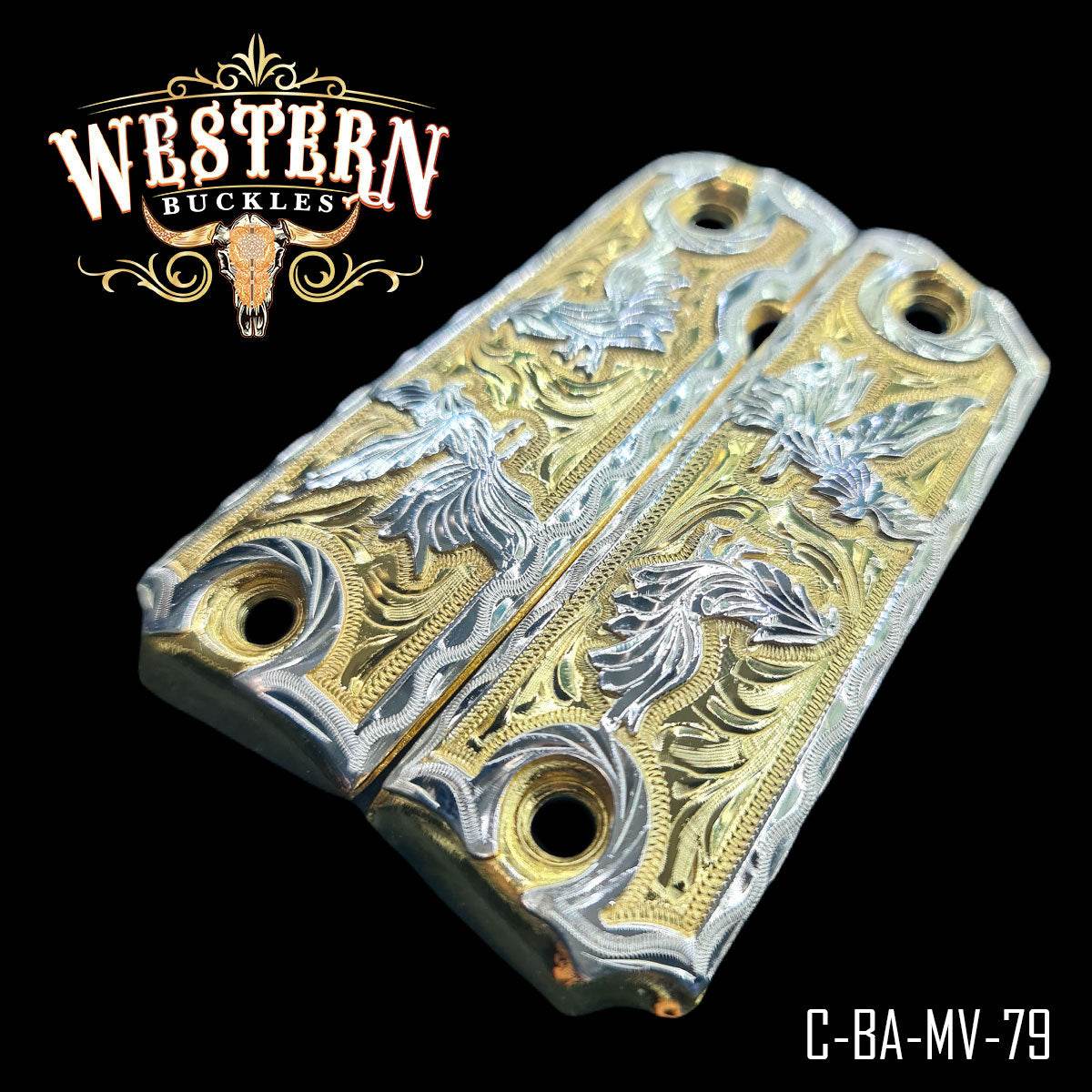 Cacha Colt Gallo Rameado - Western Buckles