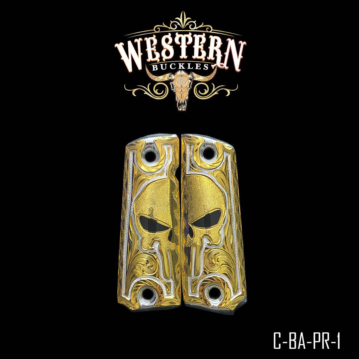 Cachas Colt 1911 Grips El Castigador Rameado - Western Buckles