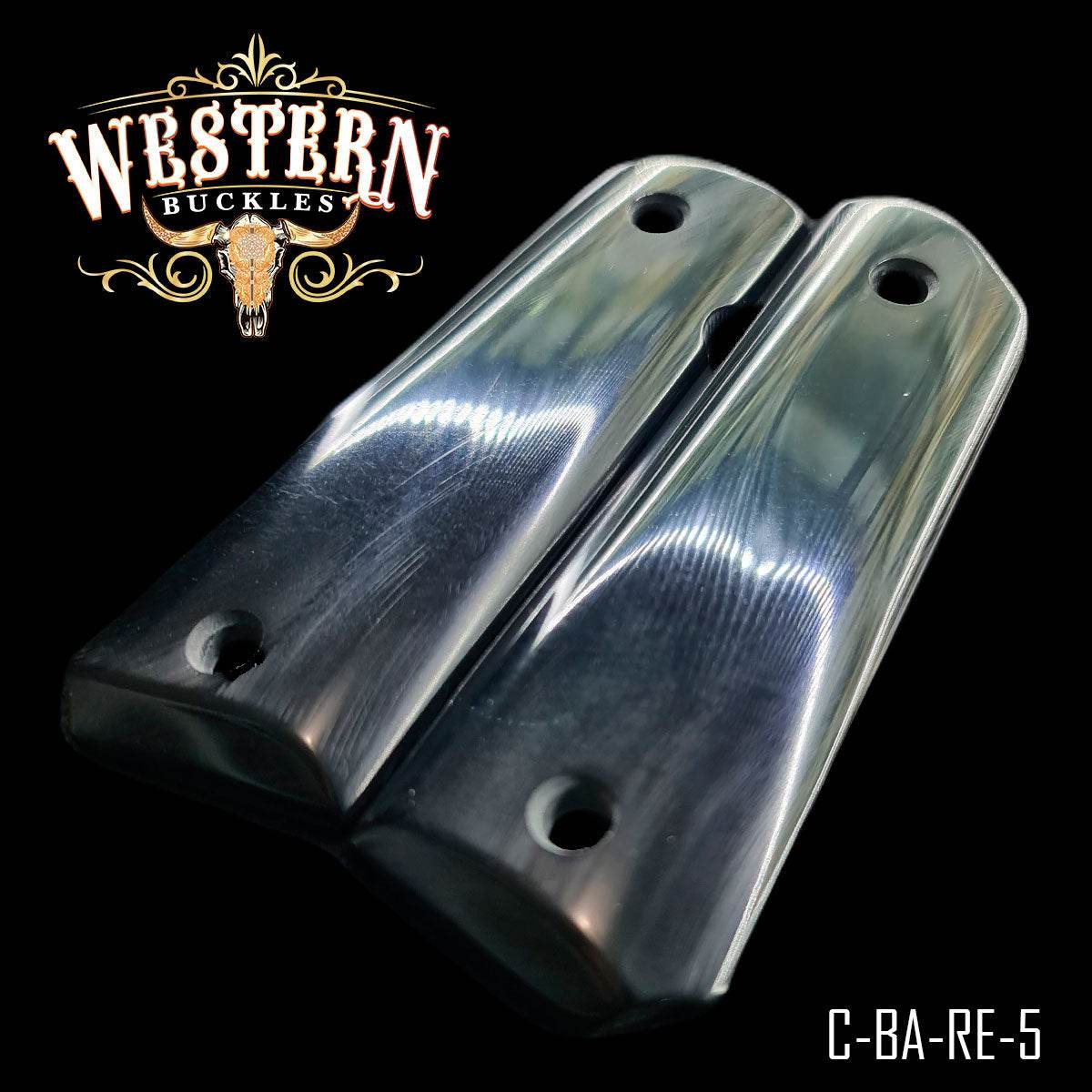 Cachas Colt 1911 Grips De Resina Negra - Western Buckles