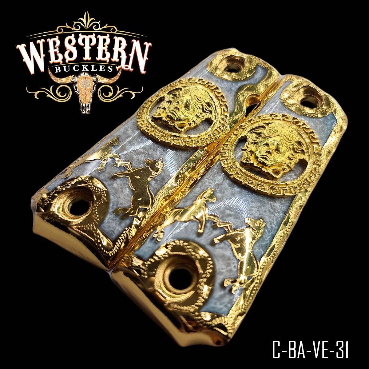 Cachas Colt 1911 Grips Medusa Resina - Western Buckles