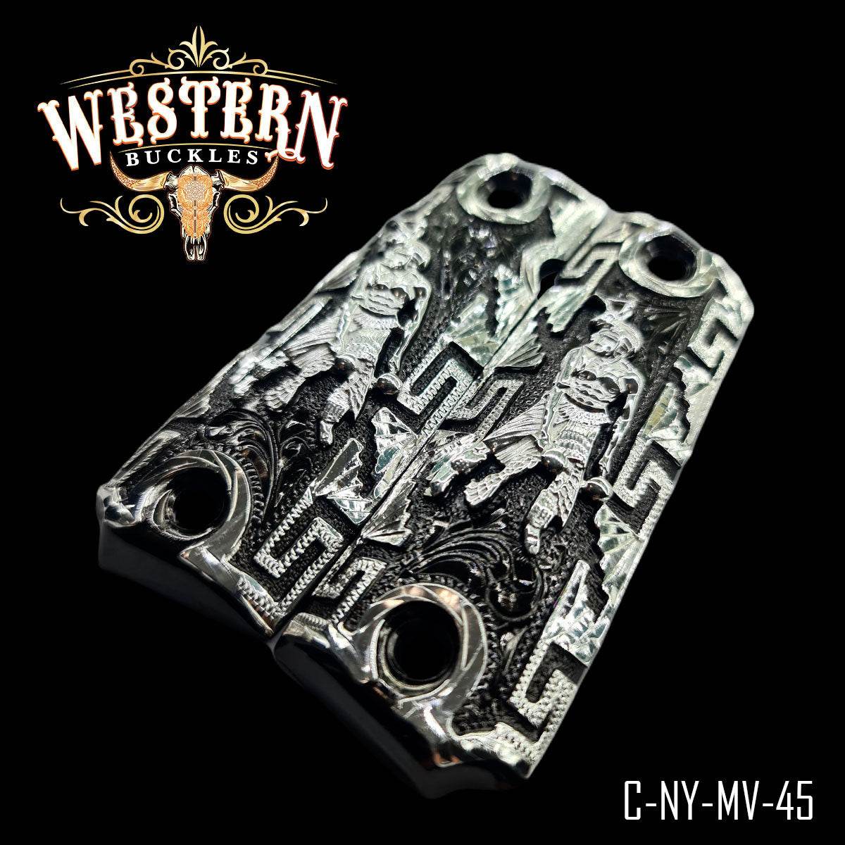Cacha Colt Guerrero Azteca - Western Buckles