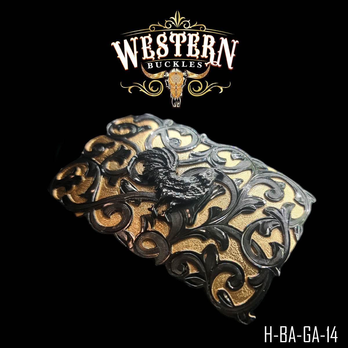 Hebilla Vaquera Cuadrada De Gallo