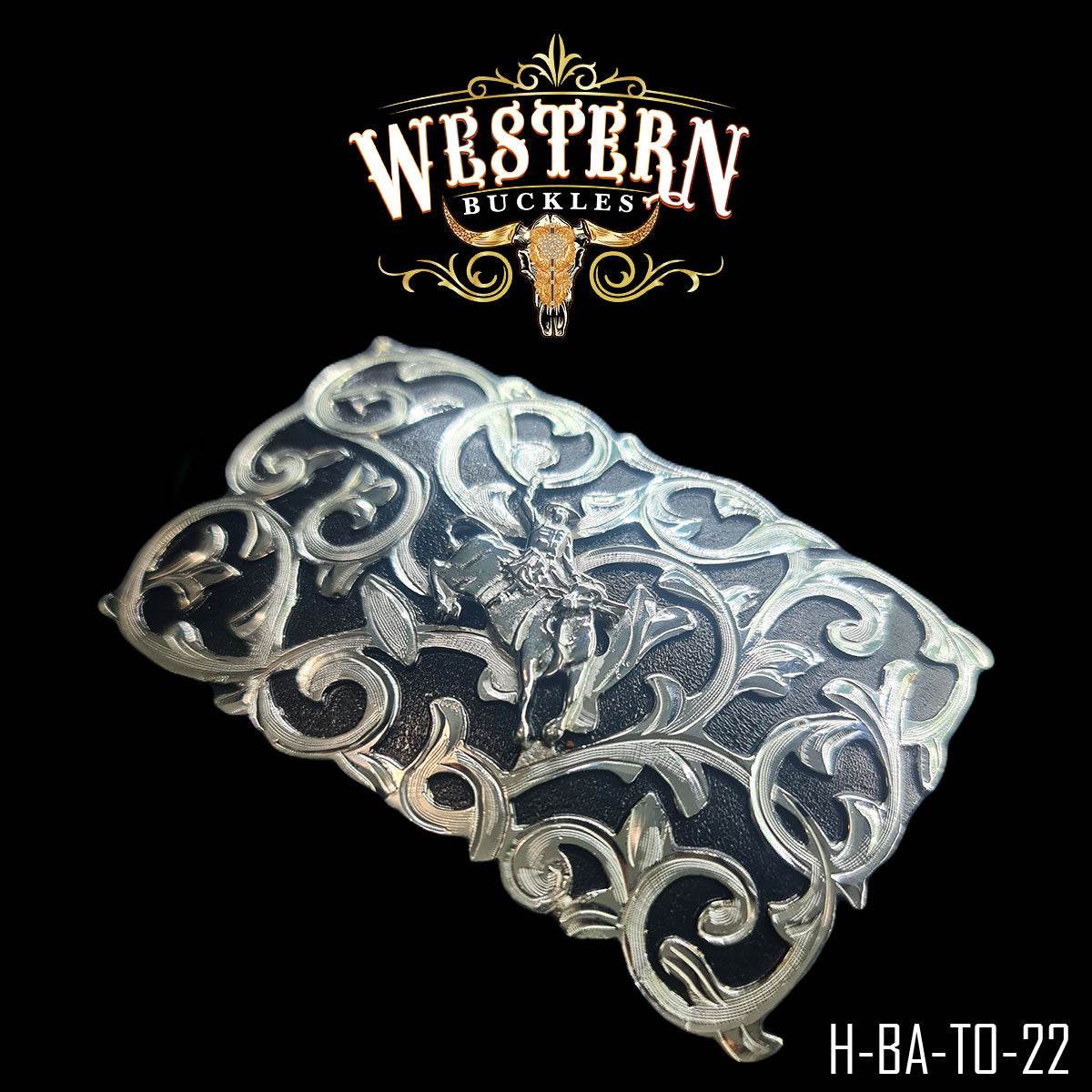 Hebilla Vaquera Cuadrada De Toro - Western Buckles