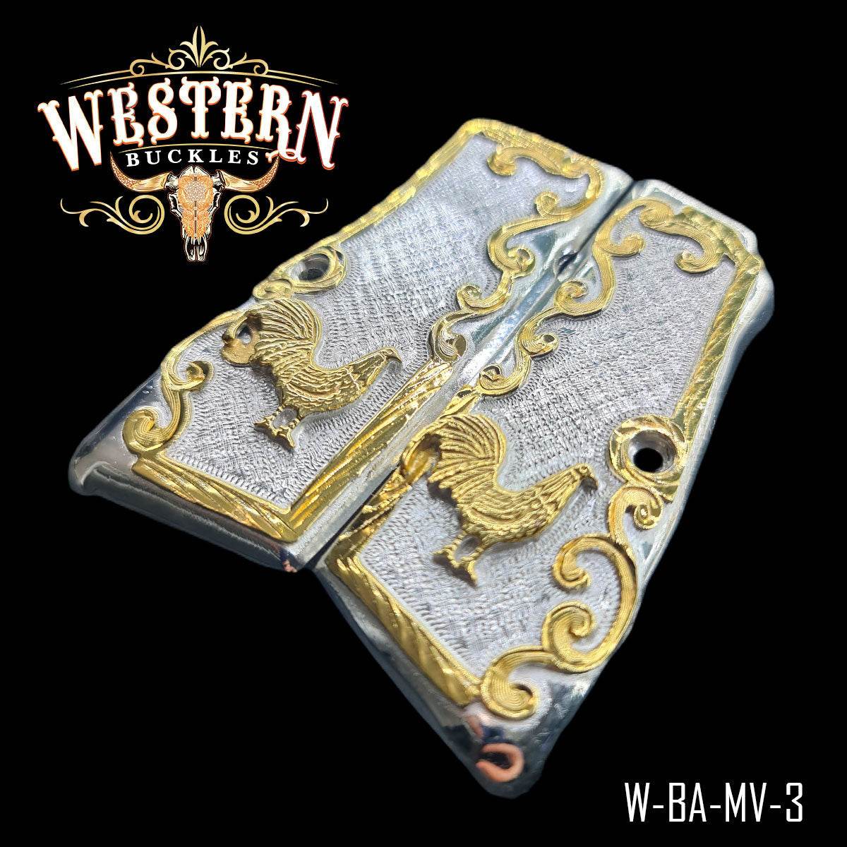 Cachas Browning High Power Gallo Rameada - Western Buckles