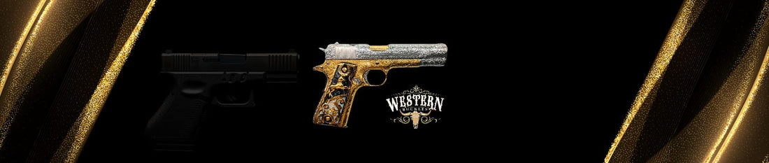 Grips personalizados de alta calidad para tu arma: Descubre nuestra amplia variedad de grips con chapa de oro de 24K, baño de plata .925 y resina artesanal