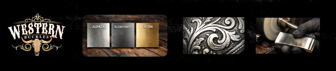 Western belt buckle materials alpaca, stainless steel, brass, with engraving and polishing process
