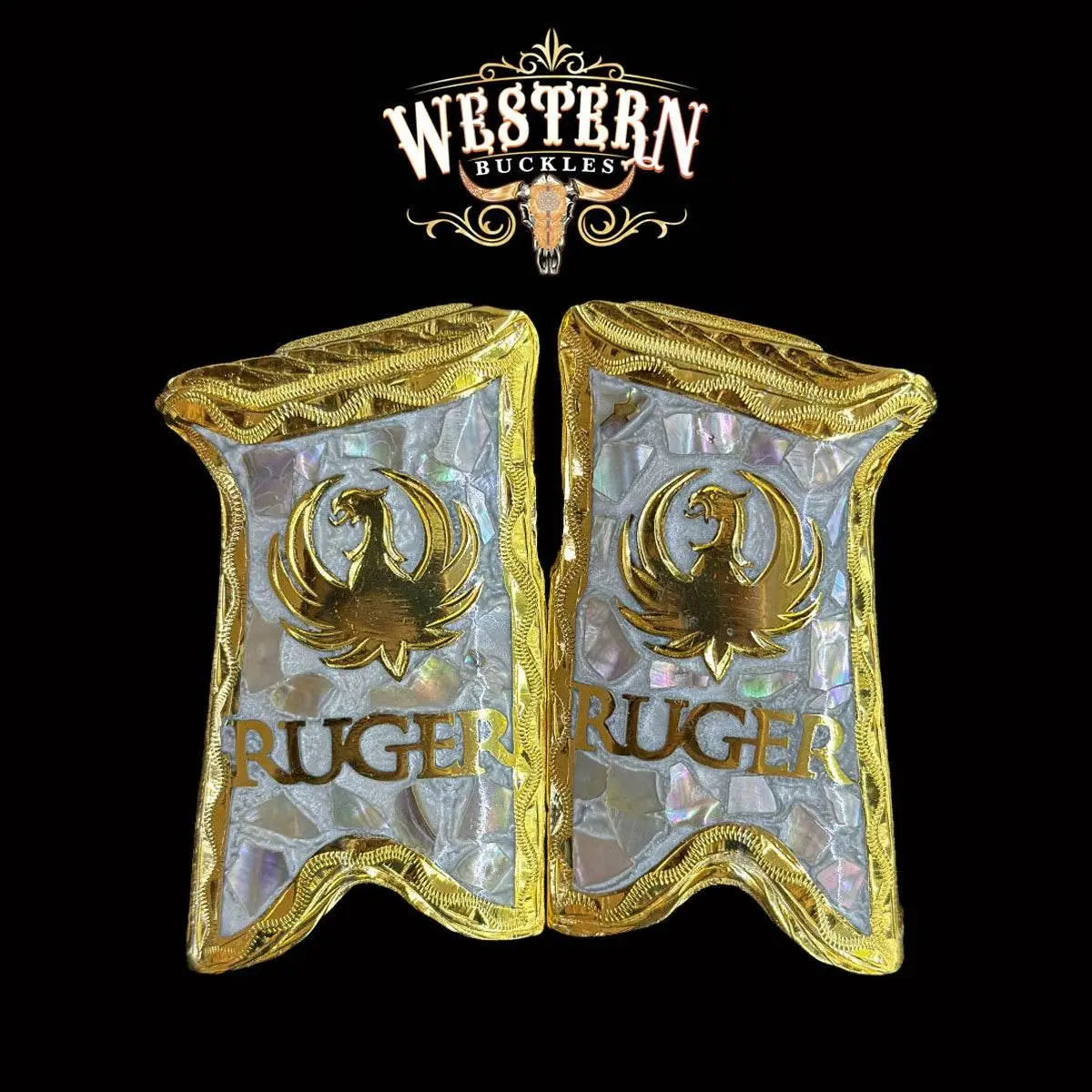 Ruger P89 Grips - Western Buckles