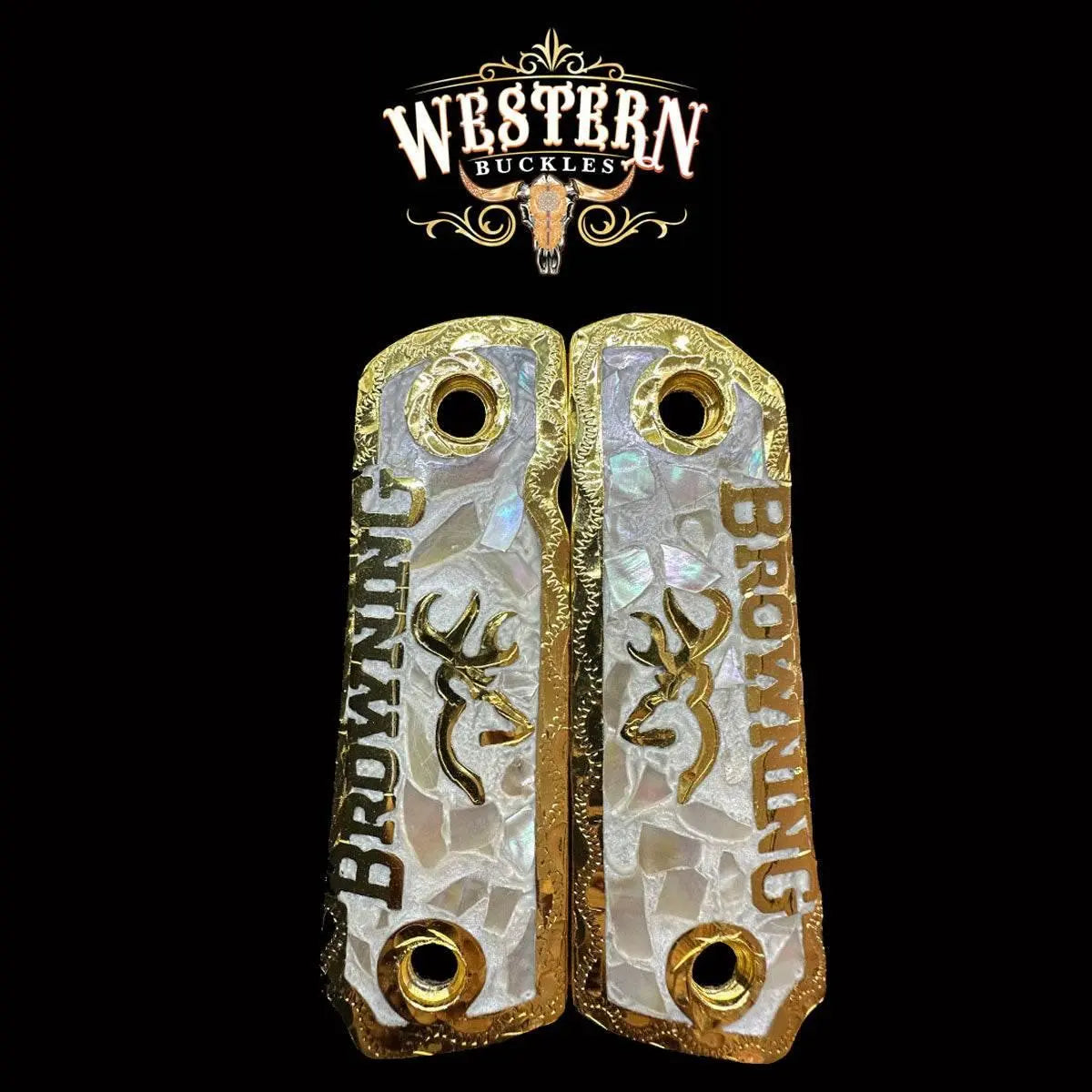 Browning 1911 380 22 Grips - Western Buckles