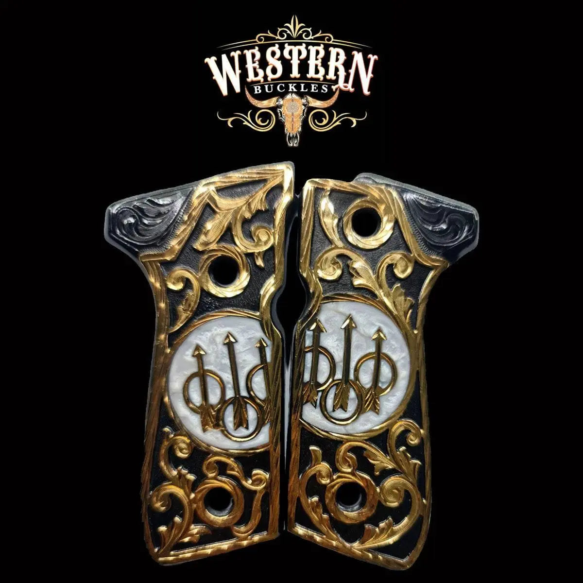 Beretta 92fs Grips - Western Buckles