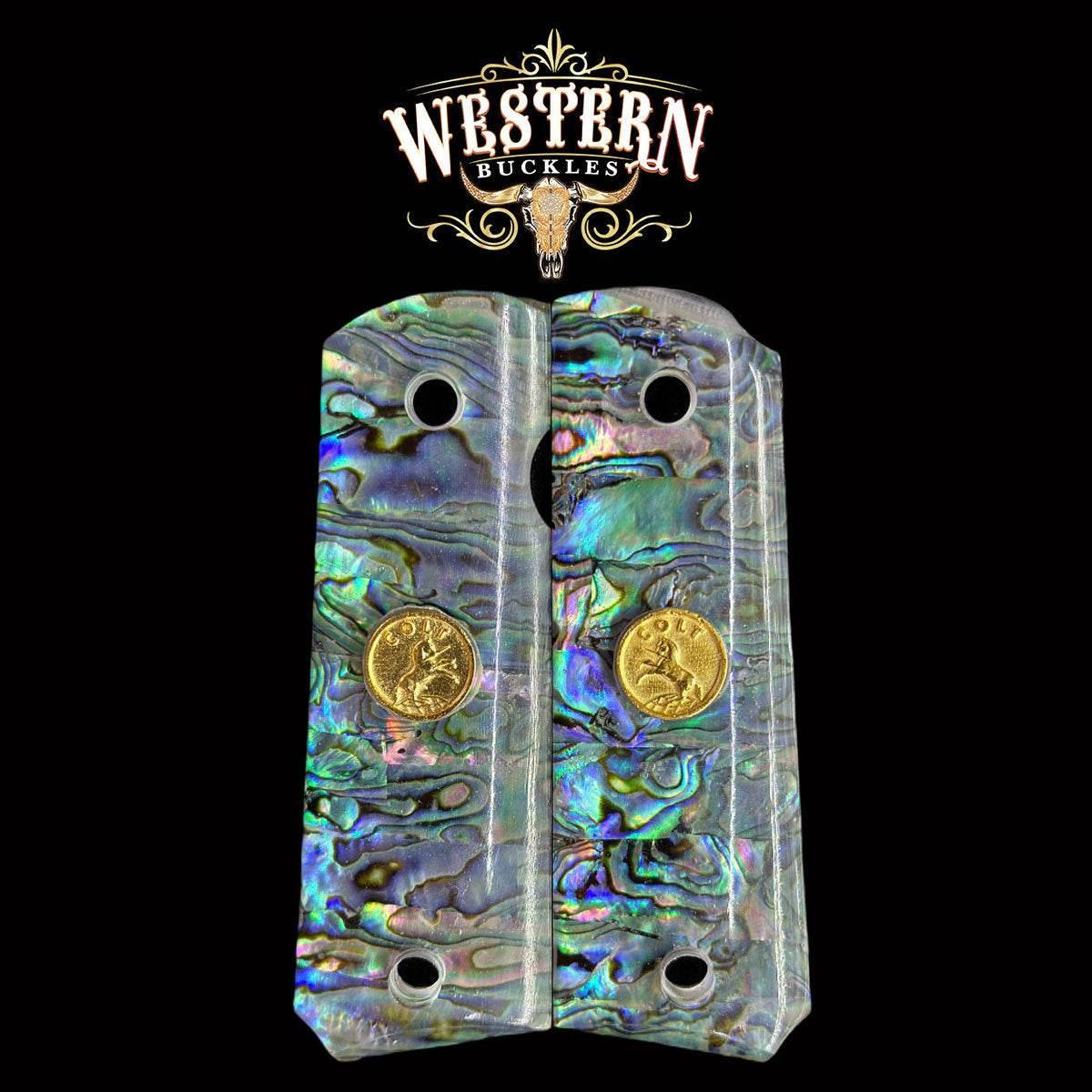Colt Mother of Pearl Grips - Western Buckles