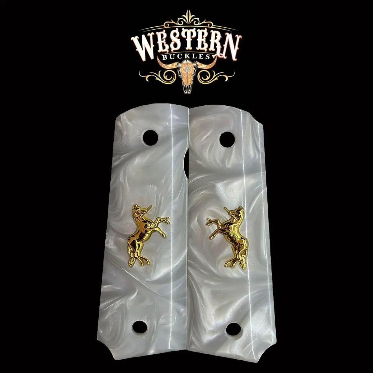1911 Full Size Resin Grips - Western Buckles
