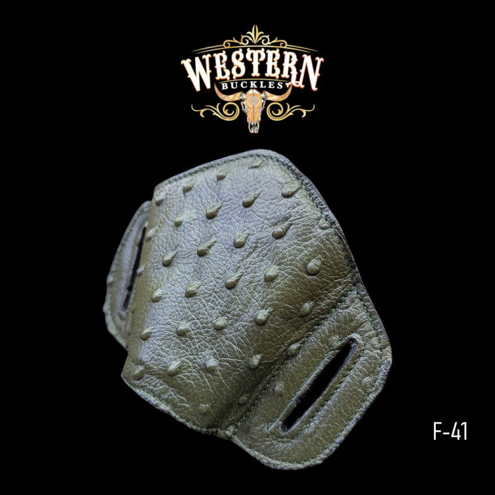 Gun Holster Funda Green Sintetic Leather