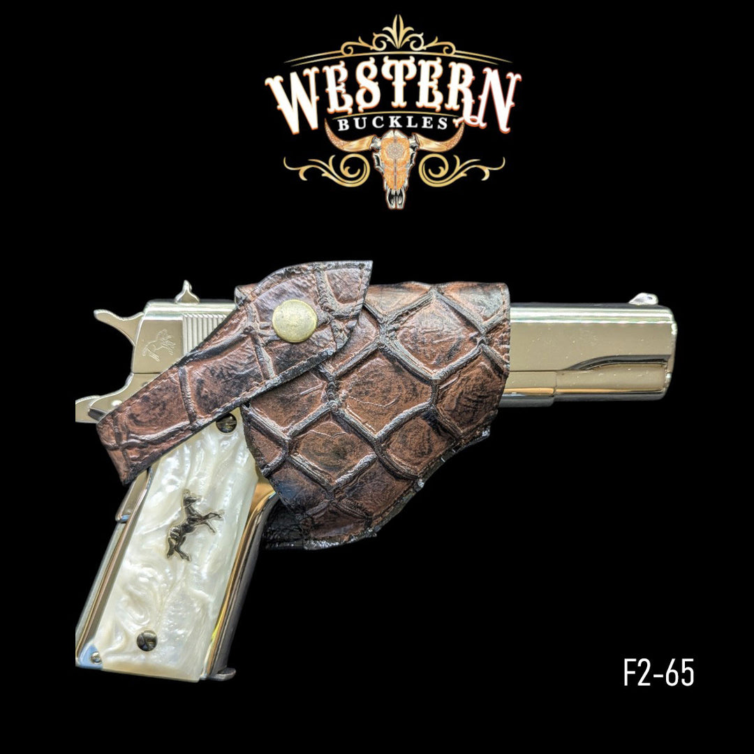 Gun Holsters Brown Fish Sintetic Leather