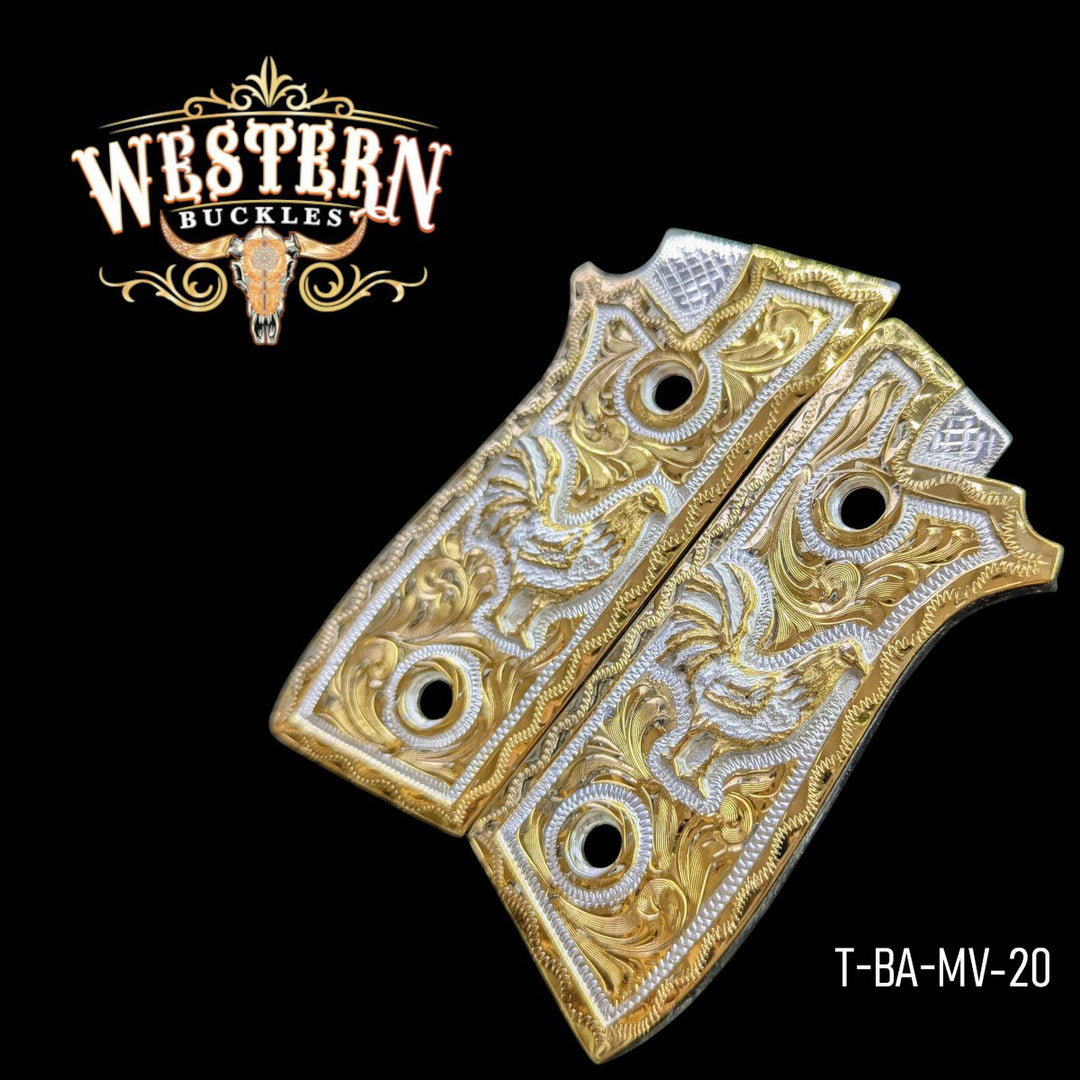 Taurus PT Rooster Gold and Silver Plated