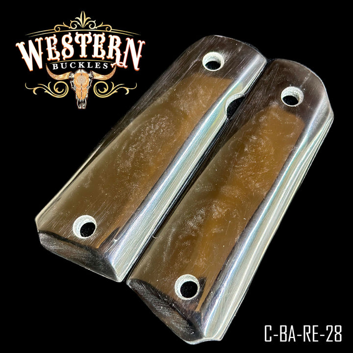 1911 Full Size Black Resin Grips-The Western Buckles